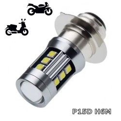 Диодна крушка (LED крушка) за мотоциклети, сктутери, АТВ P15d